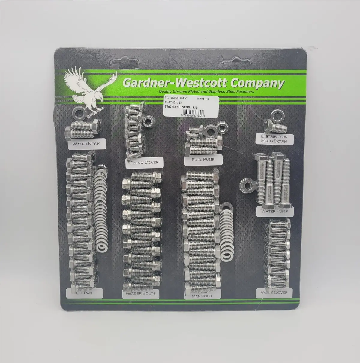 Gardner-Westcott Engine Dress-Up Bolt Kit – High-Shine Hardware (56491-Hs) 1