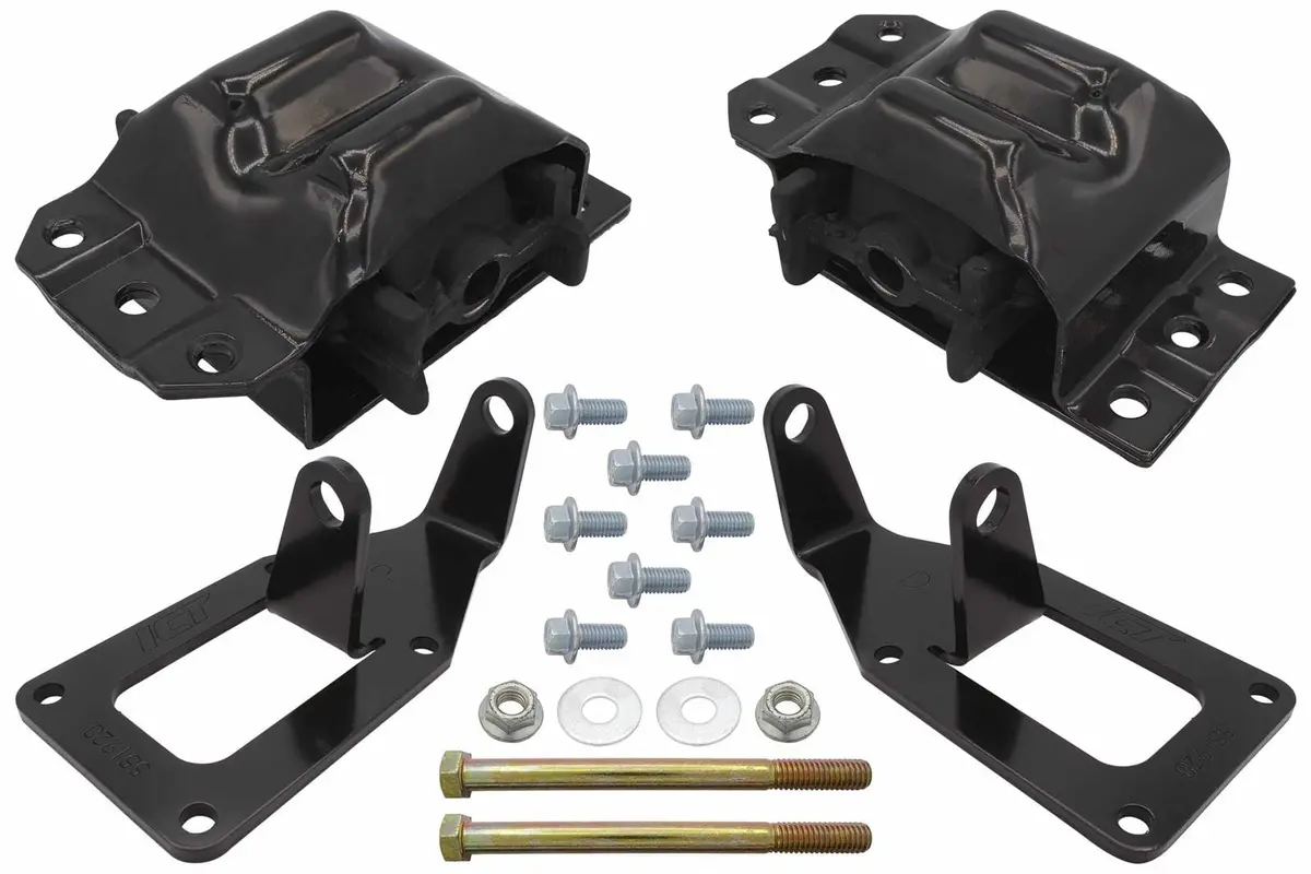 Ict Billet Engine Mount Adapter Kit – Precision-Machined Aluminum, 5510-Kit002Em 1