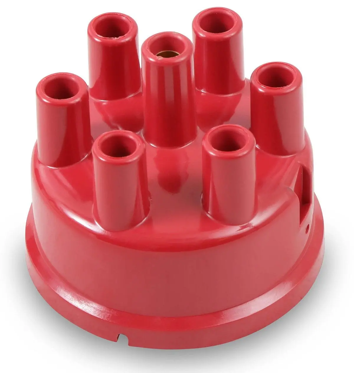 Mallory Msd270 Red Socket Distributor Cap For 6-Cylinder Engines 1
