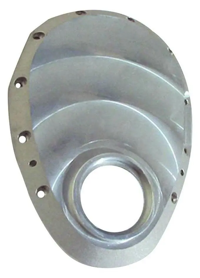 Sb Chevrolet Aluminum Timing Cover – Unpolished, Lightweight Replacement For Small Block V8 1