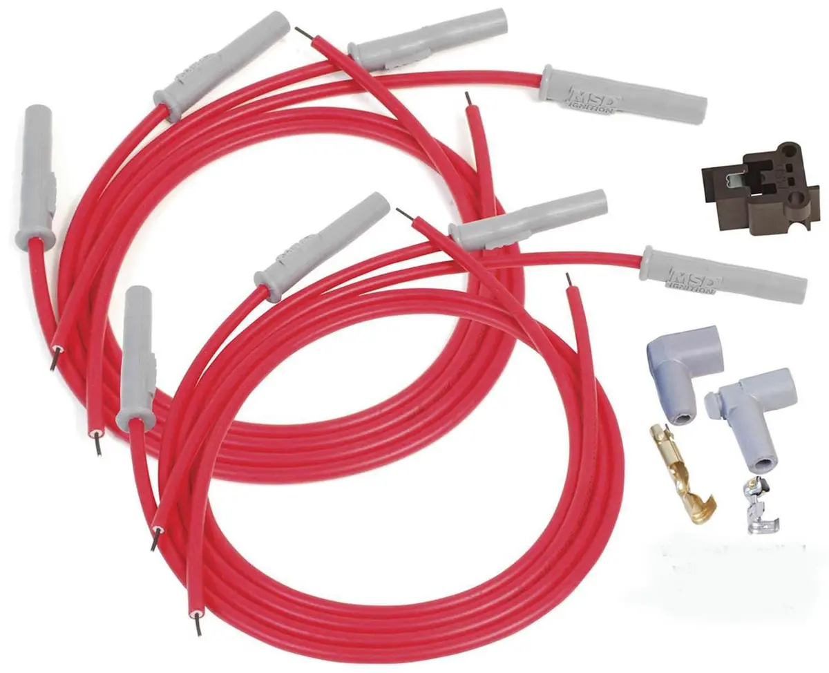 Msd 8.5Mm Super Conductor Spark Plug Wire Set — Model 31189 1