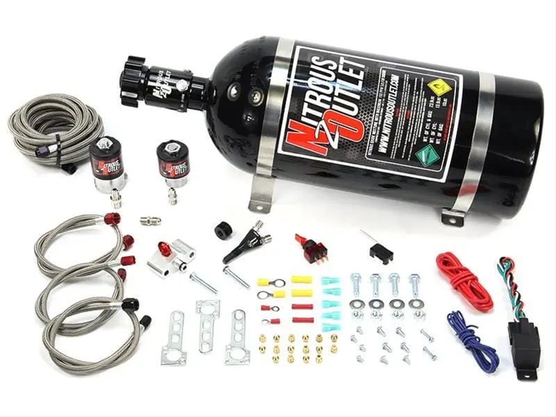 Nitrous Outlet 00-10006-15 Efi-Compatible Single Nozzle Nitrous System 1