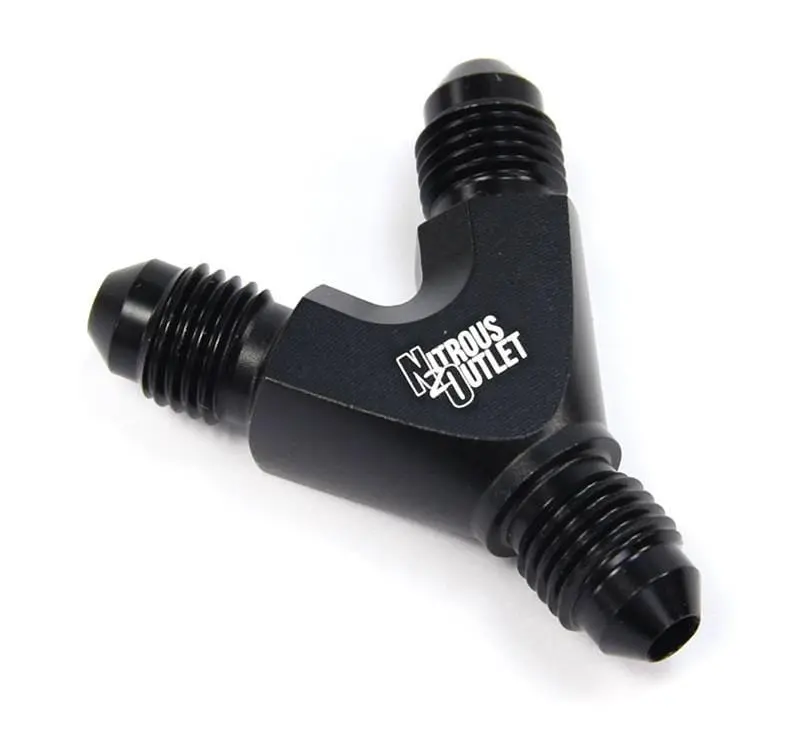 Nitrous Outlet Stainless Steel Y-Fitting – Dual-Port Nitrous Distribution, 00-01714 1