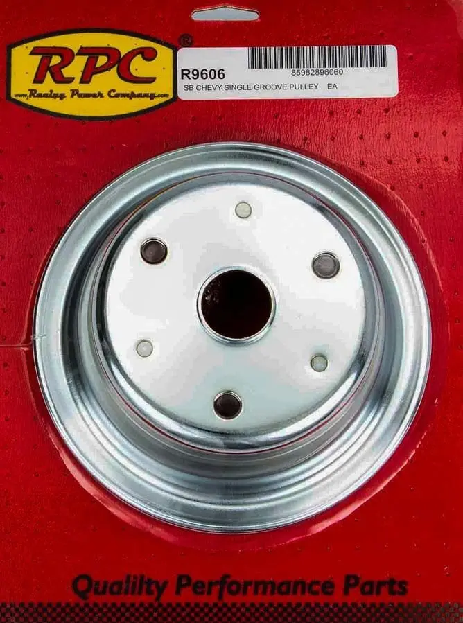 Rpcr9 Chrome Steel Crank Pulley – Single-Groove, 6.90" Diameter, 2.30" Bolt Circle 1