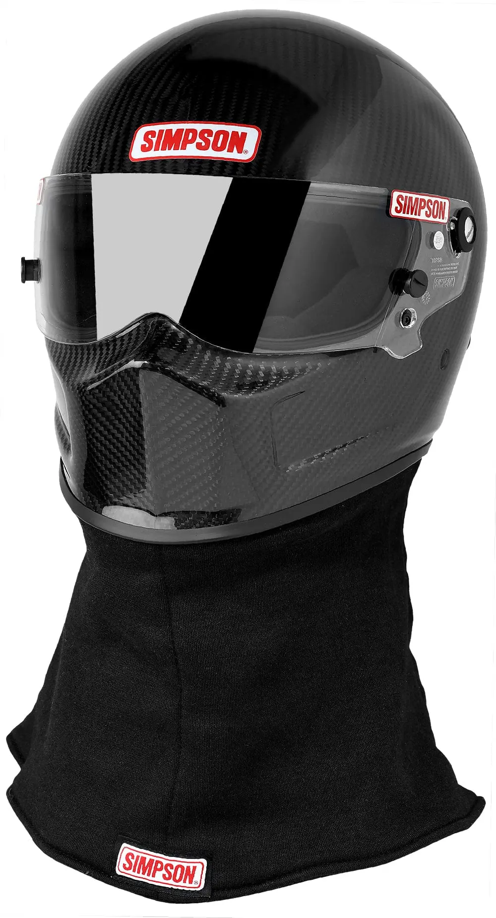 Bandit Sa2020 Carbon Black Dot/Sae-Certified Racing Helmet 1