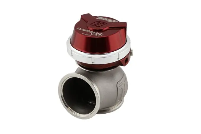 Genv Powergate60 Wg60 Turbo Wastegate – 14 Psi Actuation, Red Anodized 1