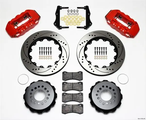 Wilwood Aero4 Big Brake Rear Kit – High-Capacity Stopping Power (140-11765-Dr) 1