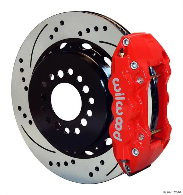 Wilwood Aero4 Big Brake Rear Kit – High-Capacity Stopping Power (140-11765-Dr) 2