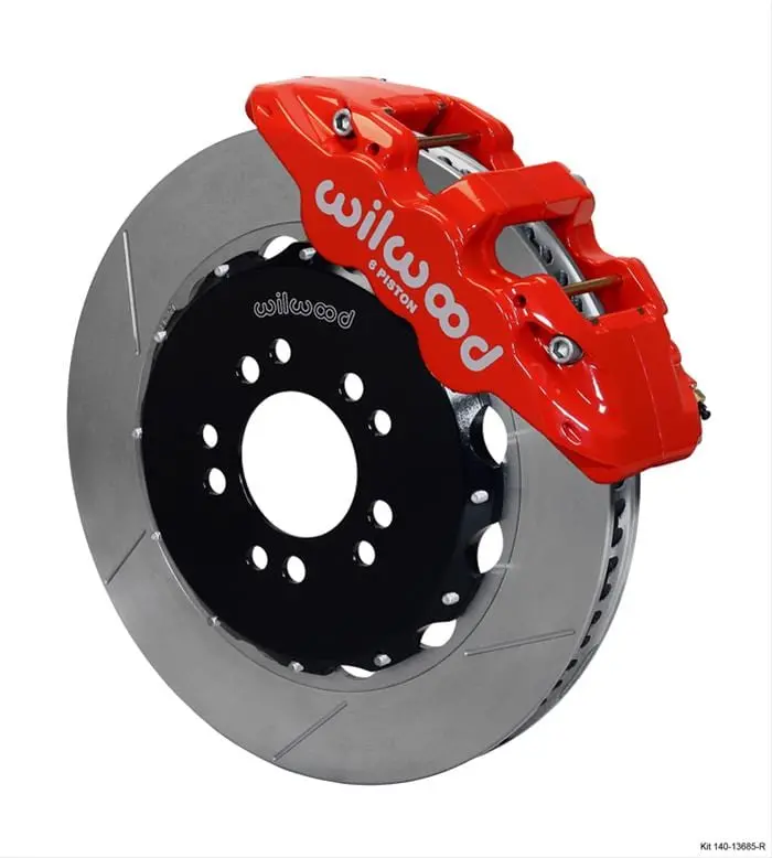 Wilwood 140-13685-R Aero6 Front Big Brake Kit – Lightweight Forged Calipers 1