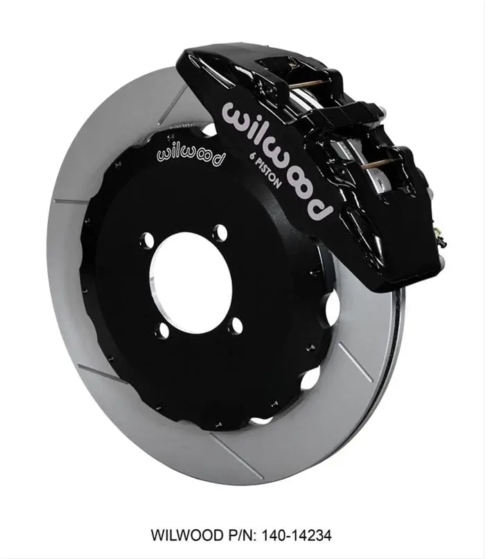Wilwood 140-14234 Forged Dynapro 6-Piston Front Brake Kit – Big Brake Upgrade System 1