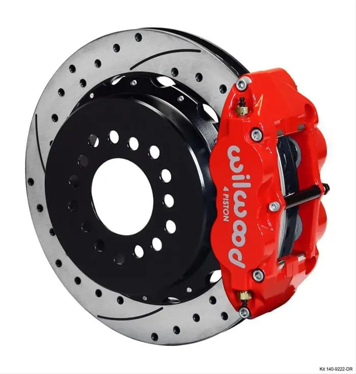 Wilwood 140-9222-Dr Forged Narrow Superlite 4R Rear Big Brake Kit W/ Parking Brake 1